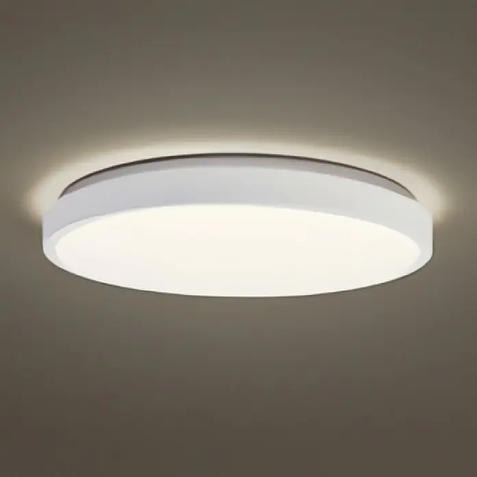 Osram Orbis LED-Deckenleuchte rund Slim Moia - 24 W, Ø x H: 38 x 4 cm, Weiß, Warmweiß - Eine moderne, runde Deckenleuchte in Weiß, die ein sanftes, gleichmäßiges Licht abgibt und für eine angenehme Atmosphäre sorgt.