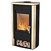 Fireplace Kaminofen Brasil (6 kW, Raumheizvermögen: 108 m³, Material Verkleidung: Sandstein, Schwarz) | BAUHAUS