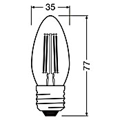 Osram LED žarulja LED Star Classic B 40 Filament 827  (E27, 3,4 W, 470 lm) | BAUHAUS