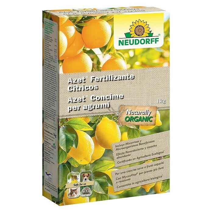 Neudorff Fertilizante para cítricos Azet  (Contenido: 1 kg)