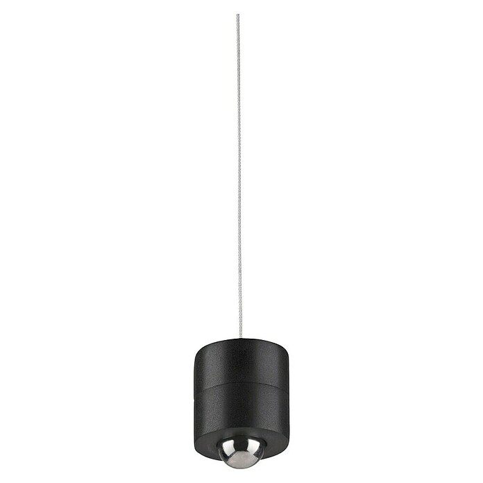 Just Light Led-pendellamp op accu Attach (3 W, Zwart, Warm wit) | BAUHAUS