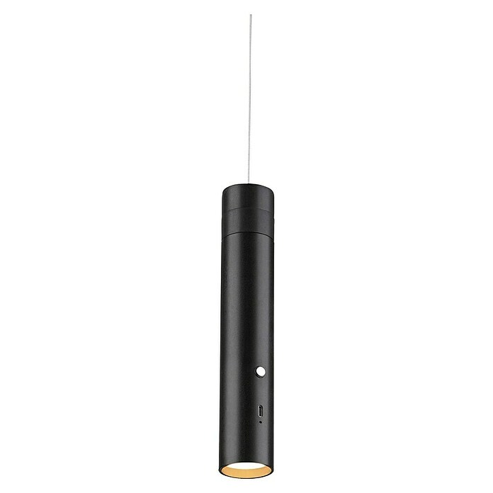 Just Light Led-pendellamp op accu Attach (3 W, Zwart, Warm wit) | BAUHAUS