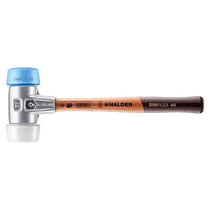 Halder Simplex Kladivo brez povratnega udarca 50:40 AL  (Premer glave: 50 mm) | 1790 - Hämmer | BADA - Schlagwerkzeuge | BAD - Handwerkzeuge | BA - Handwerkzeuge | B - Werkz/Masch/Maschzubeh/Auto | BAUHAUS