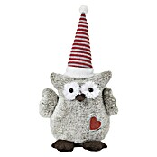 Figura decorativa (Gris, Textil, L x An x Al: 25 x 12 x 30 cm)