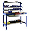 Simonrack Simonwork Banco de trabajo BT1 Box (L x An x Al: 61 x 121 x 144,5 cm, Azul)