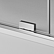 GME Mampara de ducha frontal corredera Kenna (151 x 195 cm, Espesor de vidrio: 8 mm, Cromo) | BAUHAUS