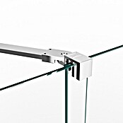 GME Mampara de ducha frontal corredera Kenna (151 x 195 cm, Espesor de vidrio: 8 mm, Cromo) | BAUHAUS