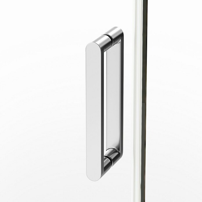 GME Mampara de ducha frontal corredera Kenna (151 x 195 cm, Espesor de vidrio: 8 mm, Cromo) | BAUHAUS