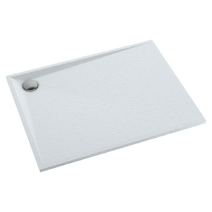 Duschboard Velto (L x B: 90 x 100 cm, White Stone, Materialspezifizierung: Mattierte Oberfläche mit Steinstruktur) | BAUHAUS
