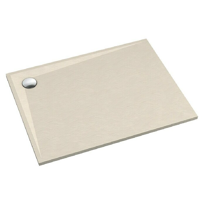 Duschboard Velto (L x B: 90 x 100 cm, Cashmere Stone, Materialspezifizierung: Mattierte Oberfläche mit Steinstruktur) | BAUHAUS