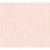 AS Creation Metropolitan Stories Vliestapete Textil-Optik (Rosé, Uni, 10,05 x 0,53 m)