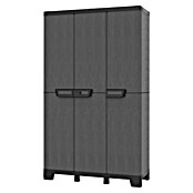 Terry Armario multiusos de plástico  Ardesia (L x An x Al: 39 x 102 x 172 cm, Número de puertas: 3 ud., Gris oscuro/Negro) | BAUHAUS
