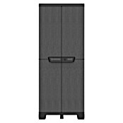 Terry Armario multiusos de plástico  Ardesia (L x An x Al: 39 x 68 x 172 cm, Número de puertas: 2 ud., Gris oscuro/Negro) | BAUHAUS