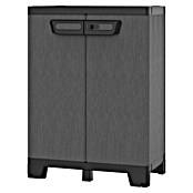 Terry Armario multiusos de plástico  Ardesia (L x An x Al: 39 x 68 x 93,5 cm, Número de puertas: 2 ud., Gris oscuro/Negro) | BAUHAUS