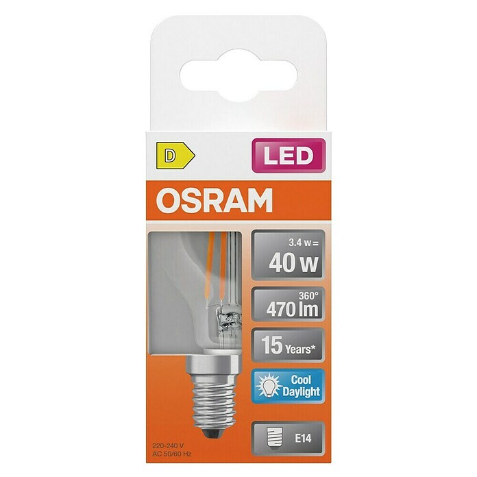 Osram LED žarulja P40 865  (E14, 3,4 W, 470 lm) | BAUHAUS