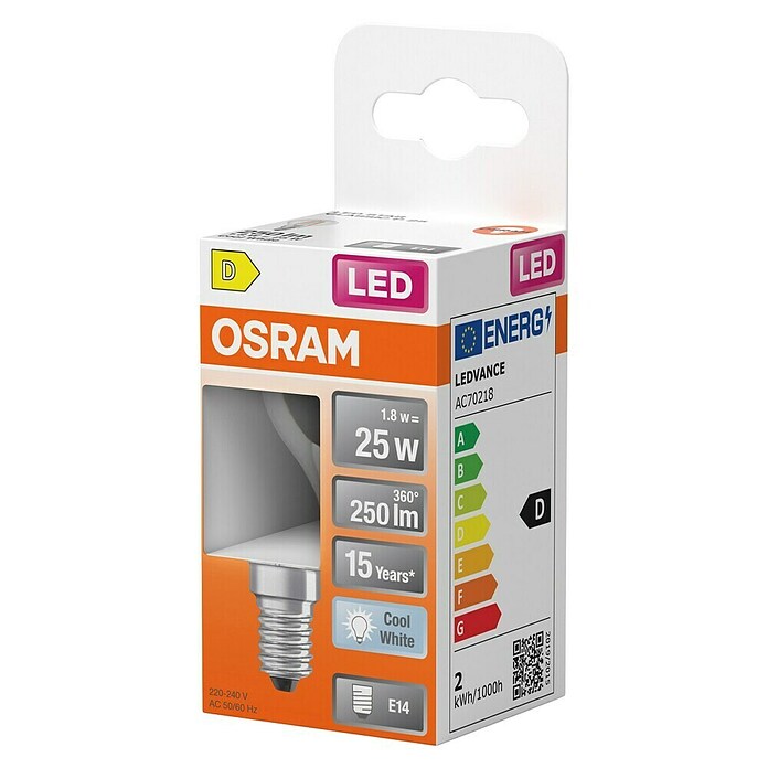 Osram LED-Leuchtmittel P25 (E14, 1,8 W, 250 lm) | BAUHAUS