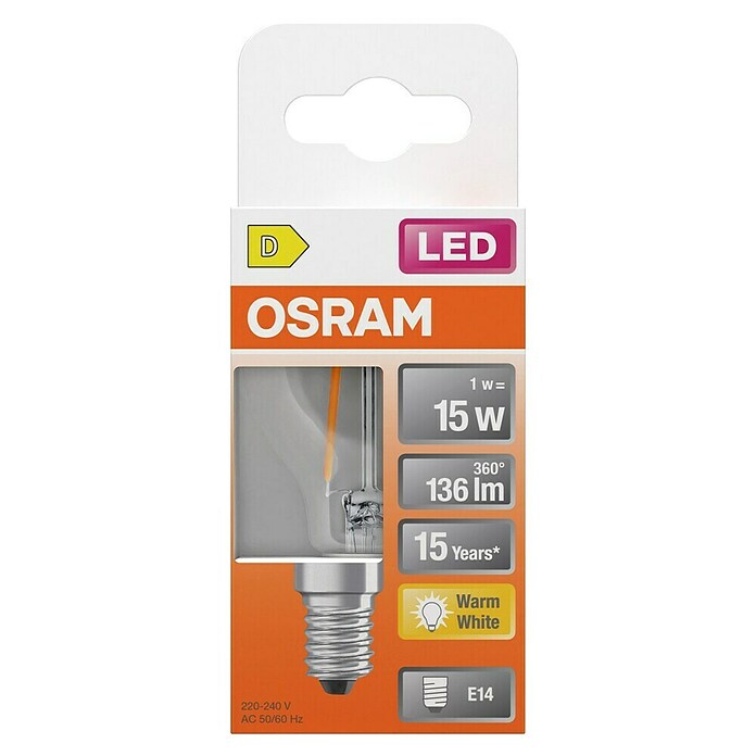 Osram LED žarulja  (E14, 1 W, 136 lm) | BAUHAUS
