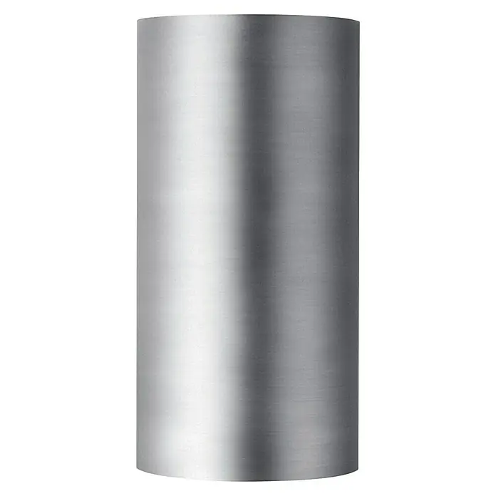 Ledvance LED-Außenwandleuchte Endura Style UpDown - 11,5 W, 5,5 x 9 x 16 cm, Edelstahl, IP44 - Gebürstete Metallplatte mit diffusem Glanz. Die Oberfläche ist leicht strukturiert und schimmert sanft. Ideal für moderne Designs.