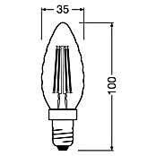 Osram Ledlichtbron BW40 827 (E14, 3,4 W, 470 lm) | BAUHAUS