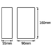 Ledvance Aplique exterior LED Endura UpDown (11,5 W, 5,5 x 9 x 16 cm, Antracita, IP44) | BAUHAUS