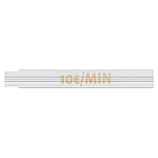 Heka Zložljivi meter (Dolžina: 2 m, Bela, Natis: 10€/MIN)