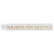 Heka Zložljivi meter  (Dolžina: 2 m, Bela, Natis: NAJBOLJŠA SESTRA) | Zložljivi metri | Merilna orodja | Orodja in stroji | Izdelki | BAUHAUS