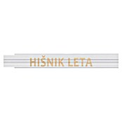 Heka Zložljivi meter  (Dolžina: 2 m, Bela, Natis: HIŠNIK LETA) | Zložljivi metri | Merilna orodja | Orodja in stroji | Izdelki | BAUHAUS