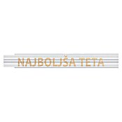 Heka Zložljivi meter  (Dolžina: 2 m, Bela, Natis: NAJBOLJŠA TETA) | Zložljivi metri | Merilna orodja | Orodja in stroji | Izdelki | BAUHAUS