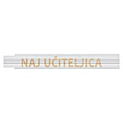 Heka Zložljivi meter  (Dolžina: 2 m, Bela, Natis: NAJ UČITELJICA) | Zložljivi metri | Merilna orodja | Orodja in stroji | Izdelki | BAUHAUS