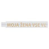 Heka Zložljivi meter  (Dolžina: 2 m, Bela, Natis: MOJA ŽENA VSE VE) | Zložljivi metri | Merilna orodja | Orodja in stroji | Izdelki | BAUHAUS