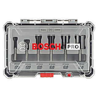Bosch Set glodala PRO (Promjer brtve: 6 mm, 6 -dij.)