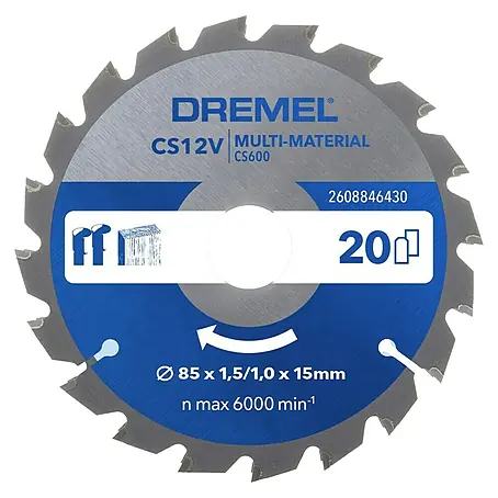 Dremel  Kreissägeblatt Blueprint Multi-Material CS600