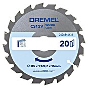 Dremel Disco de sierra Blueprint (Diámetro hoja de sierra: 85 mm, Orificio: 15 mm, Madera) | BAUHAUS