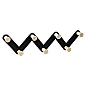 Nesu Perchero 9604 (Largo: 33 cm, Número de ganchos: 7 ud., Negro) | BAUHAUS