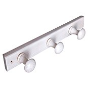 Nesu Perchero 9903 (L x An x Al: 35,8 x 5 x 7,2 cm, Número de ganchos: 3 ud., Blanco decapado) | BAUHAUS