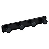 Nesu Perchero 9062 (L x An x Al: 41 x 6 x 5,5 cm, Número de ganchos: 4 ud., Negro) | BAUHAUS
