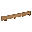 Nesu Perchero 913 (L x An x Al: 485 x 5 x 65 cm, Madera, Haya, 4 Pomos) | BAUHAUS