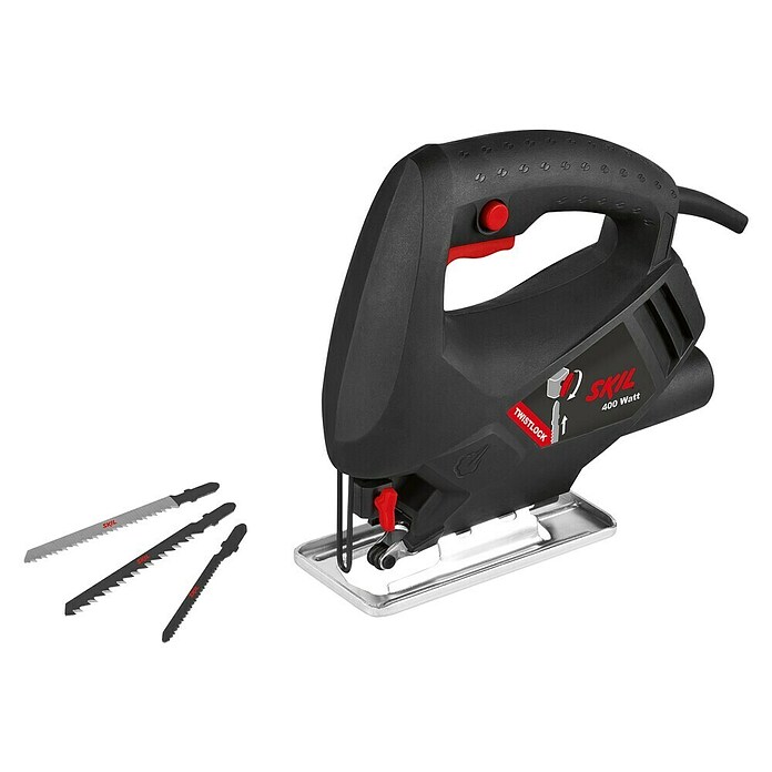 Skil Stichsäge 4190 AA (400 W, Leerlaufhubzahl: 3.000 Hübe/min)