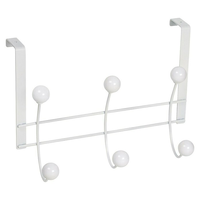 Nesu Perchero 902 (L x An x Al: 26,5 x 19 x 8,2 cm, Número de ganchos: 6 ud., Blanco) | BAUHAUS