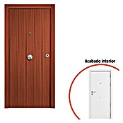 Puerta de entrada interior mixta (82,5 x 203 cm, Apertura según normativa: Izquierda, Sapelly/Blanco) | BAUHAUS