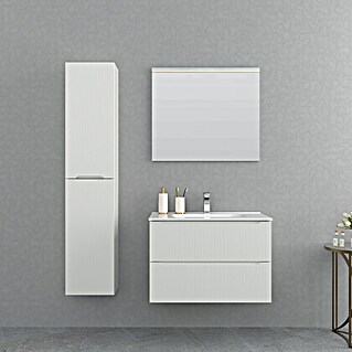 Ogledalo s LED rasvjetom Lote (Š x V: 80 x 68 cm)