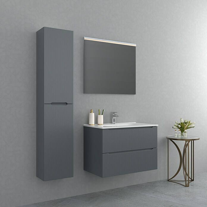 Visoki ormar Lote  (Š x D x V: 34 x 25 x 162 cm, Siva) | BAUHAUS
