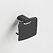 Camargue Portarrollos Mont Valier (Con tapa, Negro) | BAUHAUS