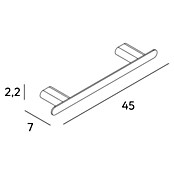 Camargue Toallero de barra Mont Valier (Ancho: 45 cm, 1 brazo, Cromo) | BAUHAUS