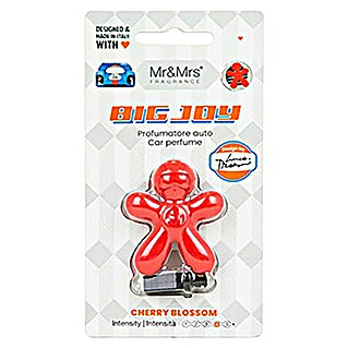 Mr & Mrs Fragrance Ambientador de coche Big Joy (Cherry, Rojo, 50 días)