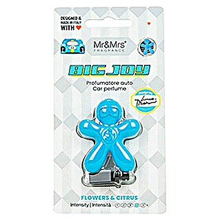Mr & Mrs Fragrance Ambientador de coche Big Joy (Light Blue, Azul, 50 días)
