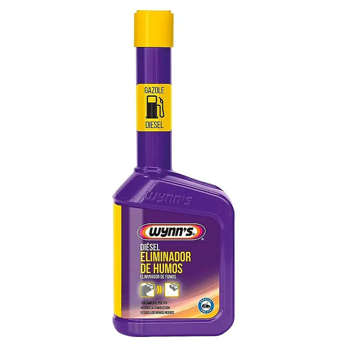 Wynn's Aditivo para diésel - 325 ml - Botella morada de limpiador de escape diésel de Wynn's, que ayuda a reducir el humo y mejorar la combustión para un mejor rendimiento.