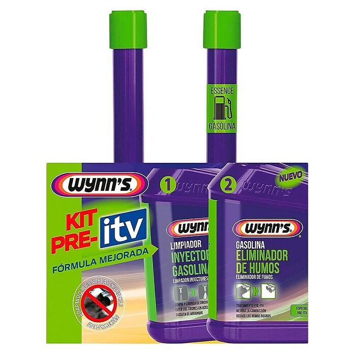 Wynn's Limpiador de inyectores PRE ITV + tratamiento (650 ml, Apto para: Motores de gasolina) | BAUHAUS
