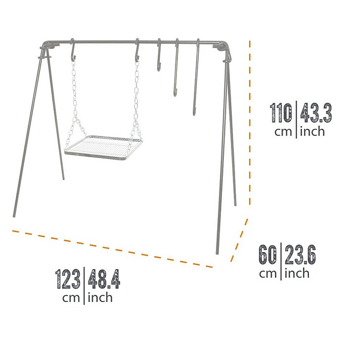 Petromax Outdoorküche (Stahl, H x B x T: 110 x 123 x 60 cm) | BAUHAUS