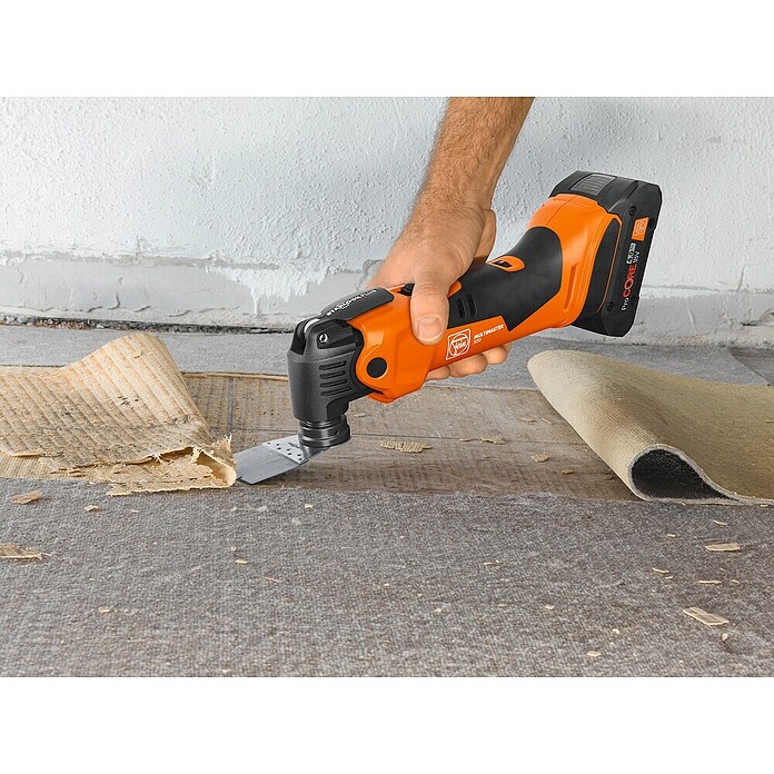 Fein AMPShare 18V Akku-Multifunktionswerkzeug MultiMaster AMM500 Plus Top AS (18 V, Ohne Akku, Leerlaufschwingzahl: 11 000 /min - 18 500 /min) | BAUHAUS